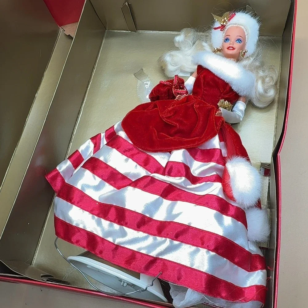 Barbie Peppermint Princess Doll Limited Edition Winter Collection, rough cond